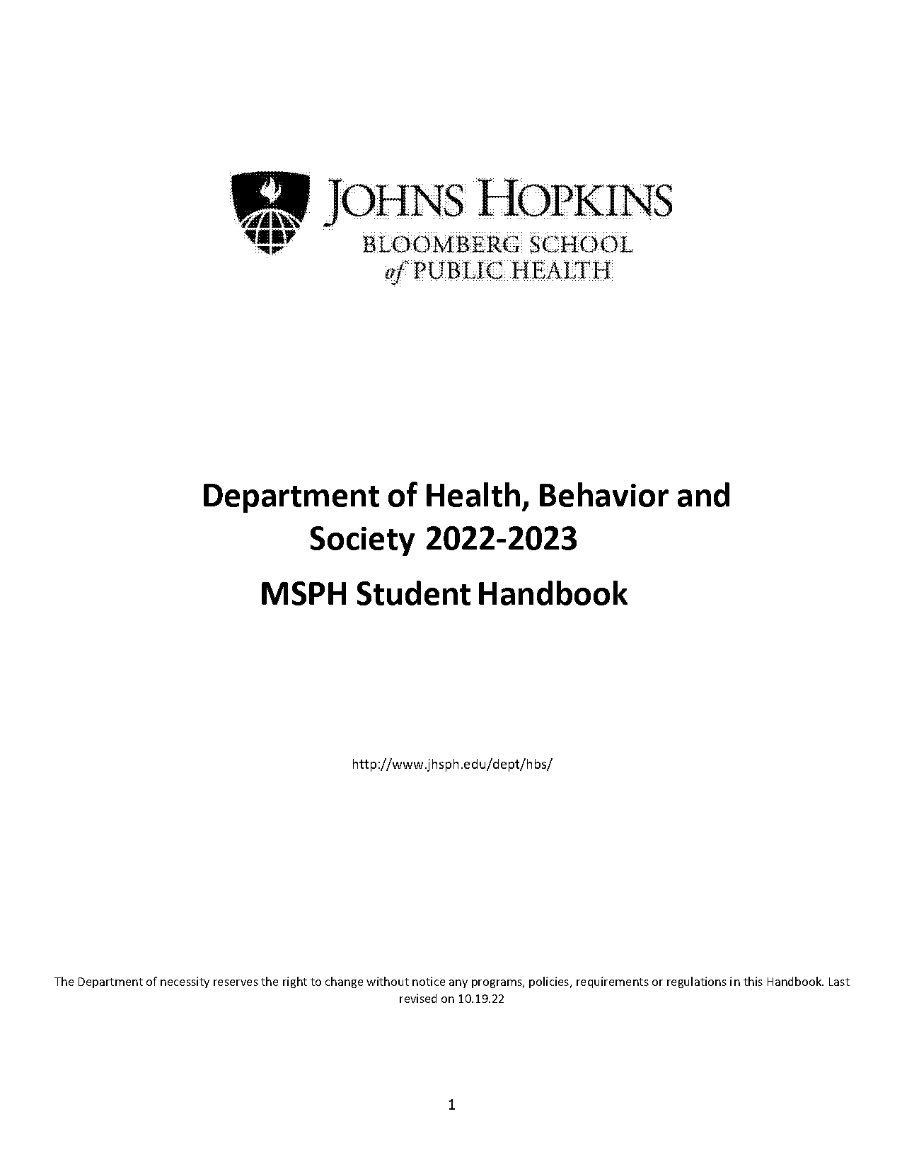 jhu msph health policy